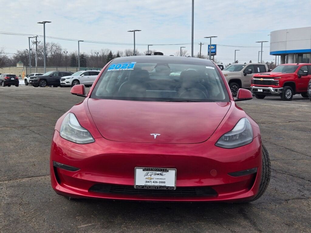 Used 2023 Tesla Model 3 Base with VIN 5YJ3E1EAXPF433763 for sale in East Dundee, IL