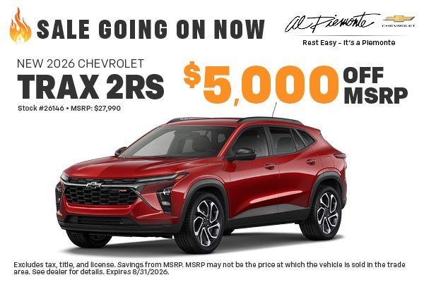 2026 Chevrolet Trax | Al Piemonte 