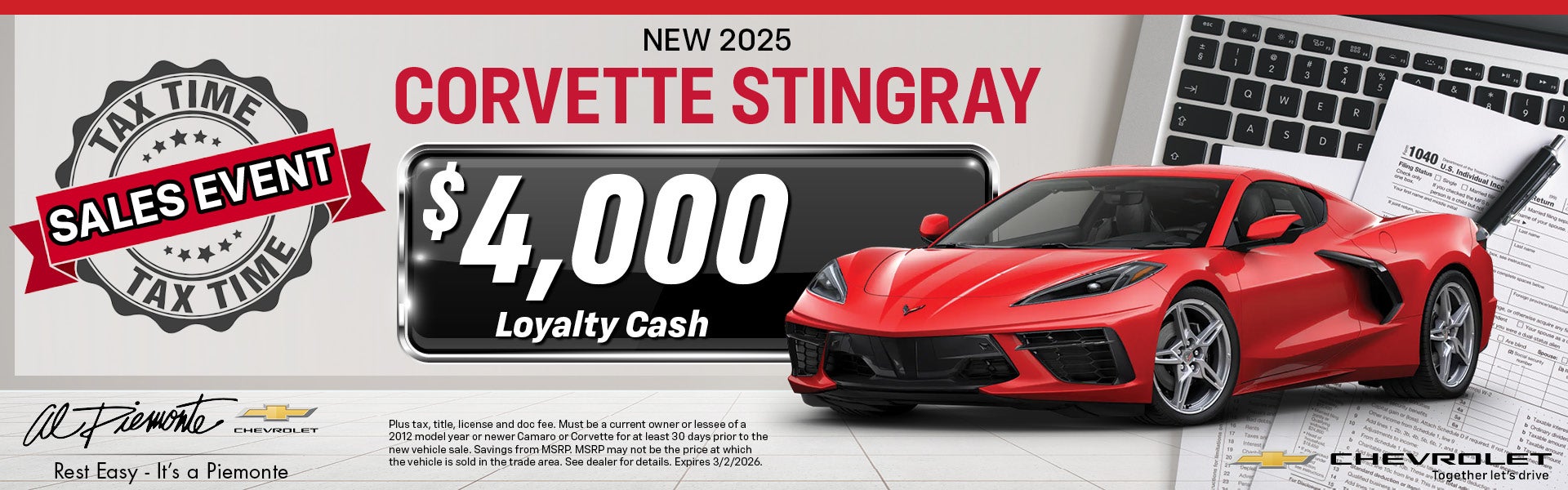 2025 Corvette Stingray | Al Piemonte 