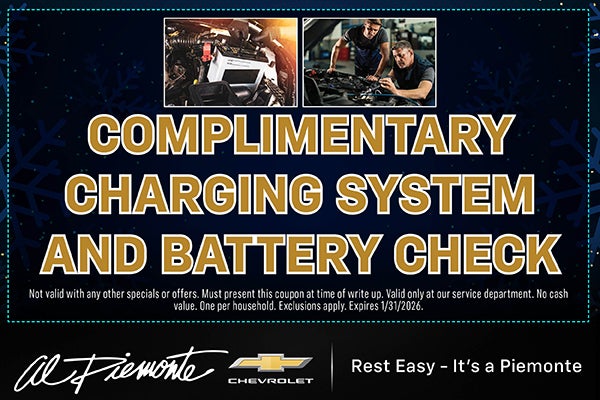 Charging System & Battery Check