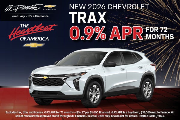 2026 Chevrolet Trax | Al Piemonte