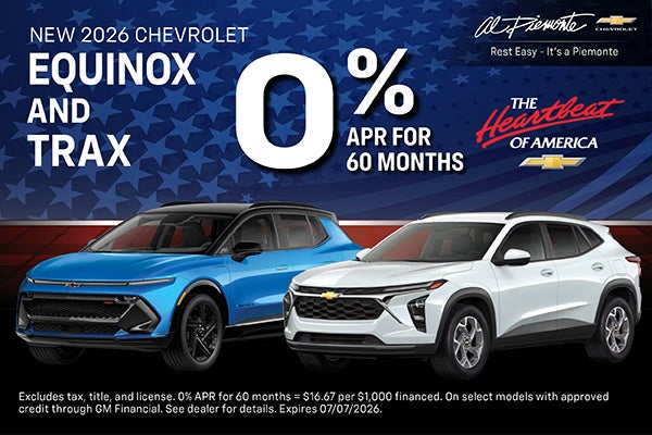 2026 Chevrolet Equinox & Trax