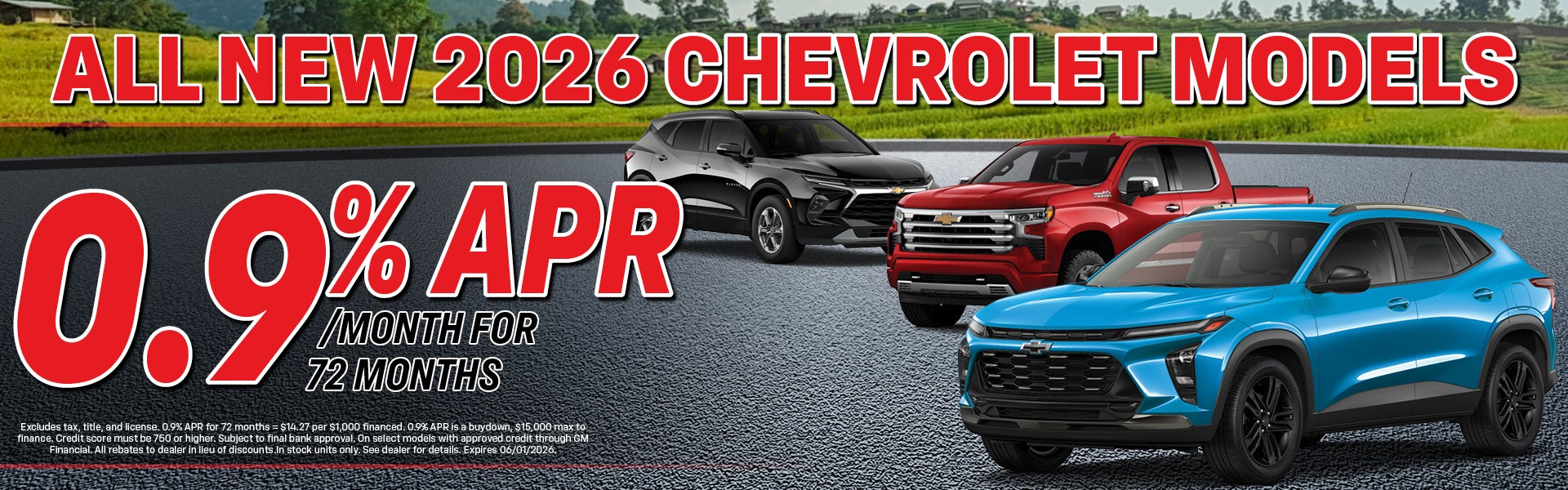 2026 Chevrolet Models 