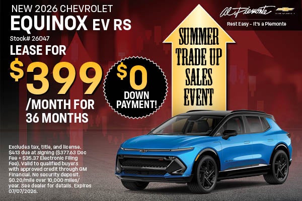 2026 Chevrolet Equinox | Al Piemonte 