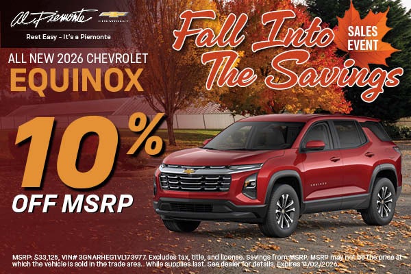2026 Chevrolet Equinox | Al Piemonte 