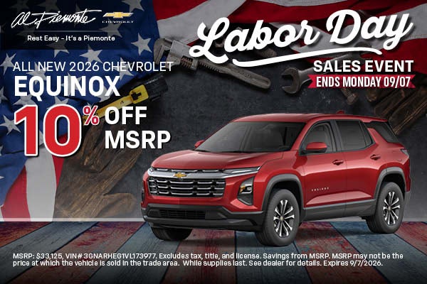 2026 Chevrolet Equinox | Al Piemonte 