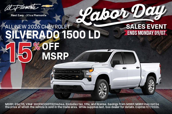2026 Chevrolet Silverado 1500 | Al Piemonte