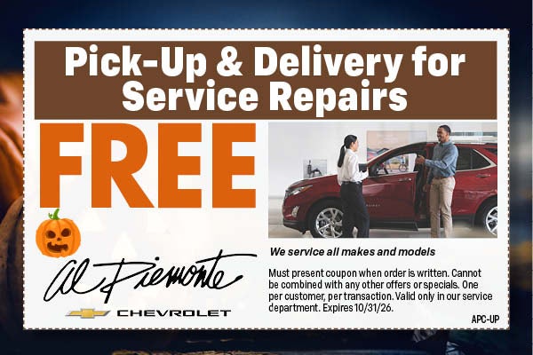 Free Pick Up and Delivery