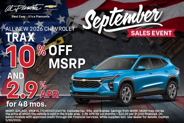 2026 Chevrolet Trax | Al Piemonte